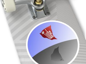 YouTube Round Stickers, IndoorOutdoor