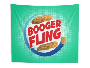 Booger Fling Indoor Wall Tapestries