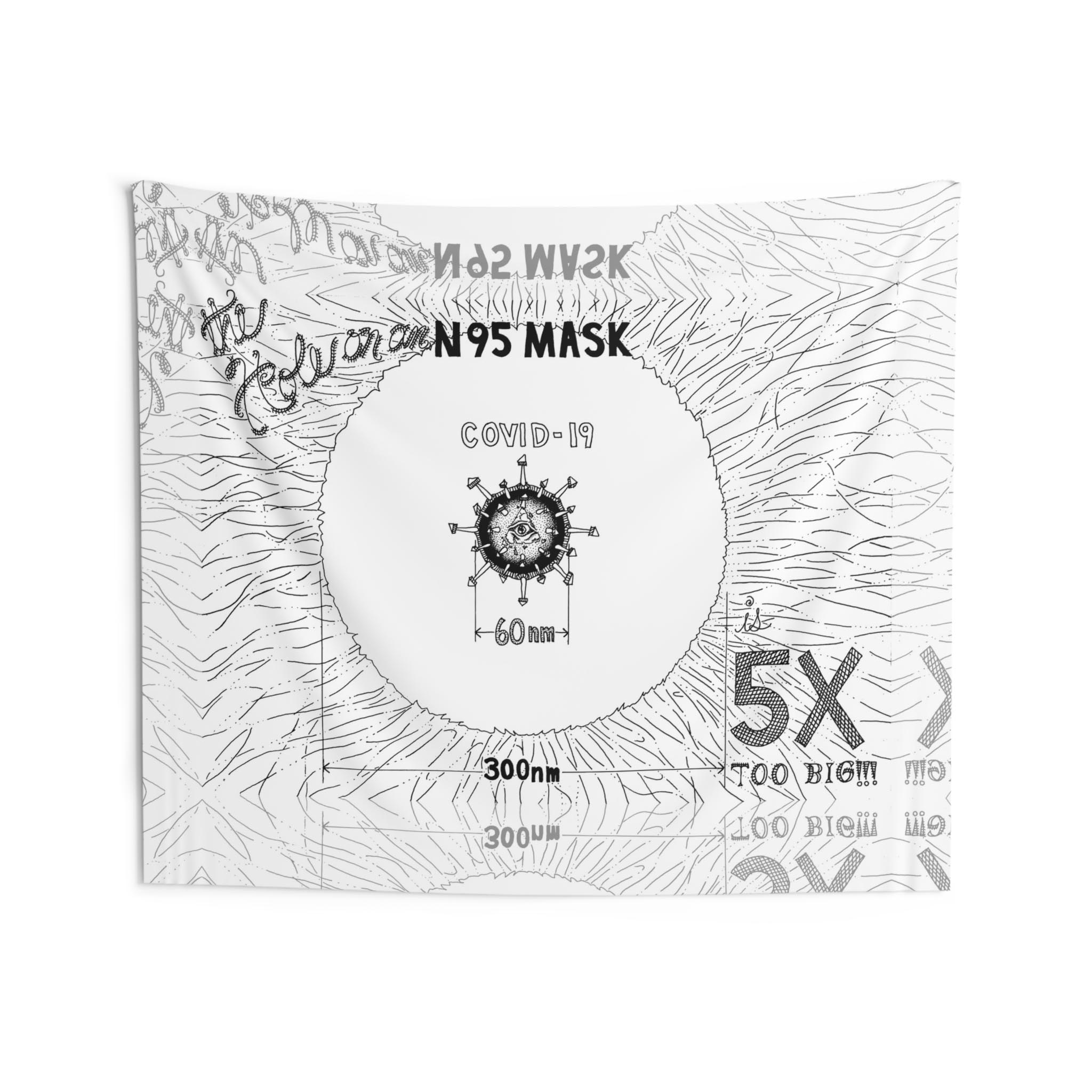 - The Hole on an N95 Mask is 5X Too Big!!! Indoor Wall Tapestries - 1 - Davidnoll.earth https://davidnoll.earth/wp-content/uploads/2025/02/hole-on-mask-5x-indoor-wall-tapestry-68X80.jpg