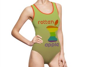 Rotten Apple Women's Classic One-Piece Swimsuit (AOP)