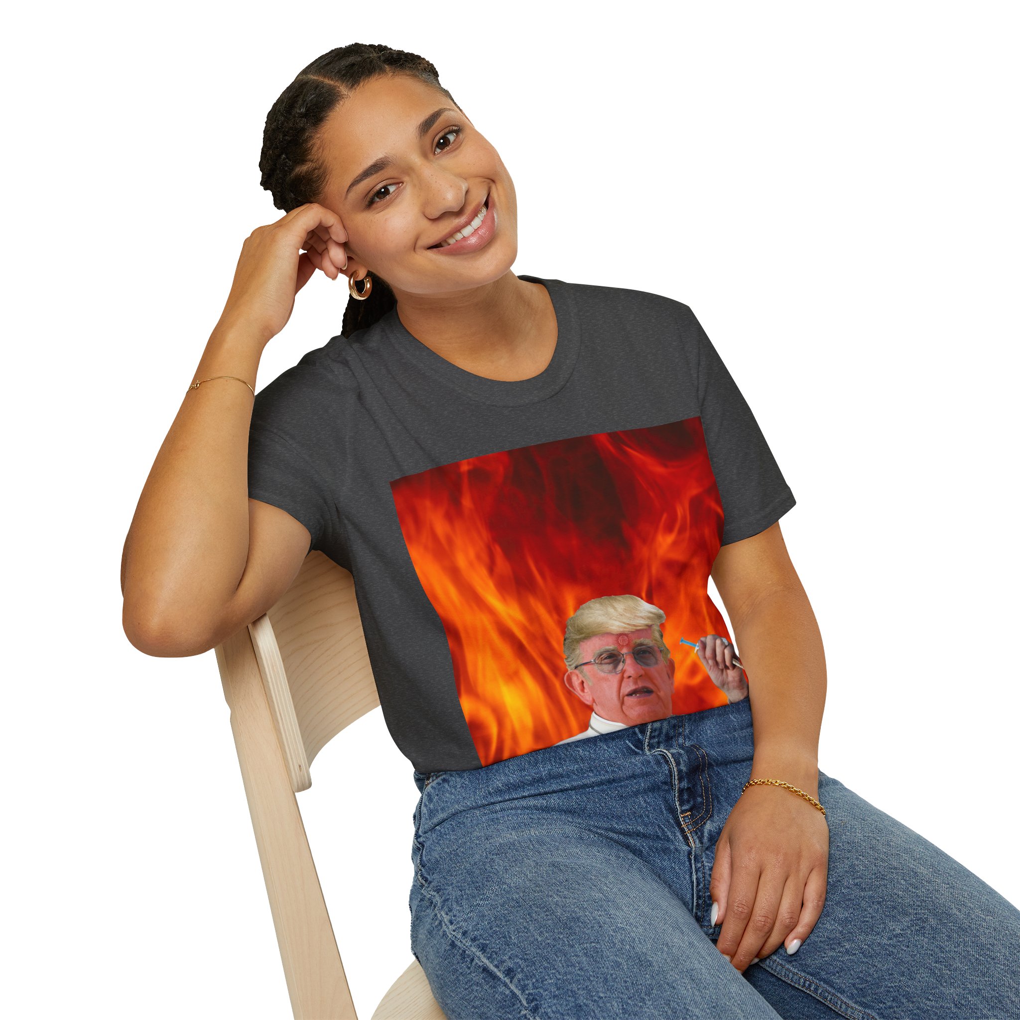 - Papa Jesuit Francine (Hell Edition) Softstyle T-Shirt - 9 - Davidnoll.earth https://davidnoll.earth/wp-content/uploads/2025/06/6972304742576901492_2048.jpeg