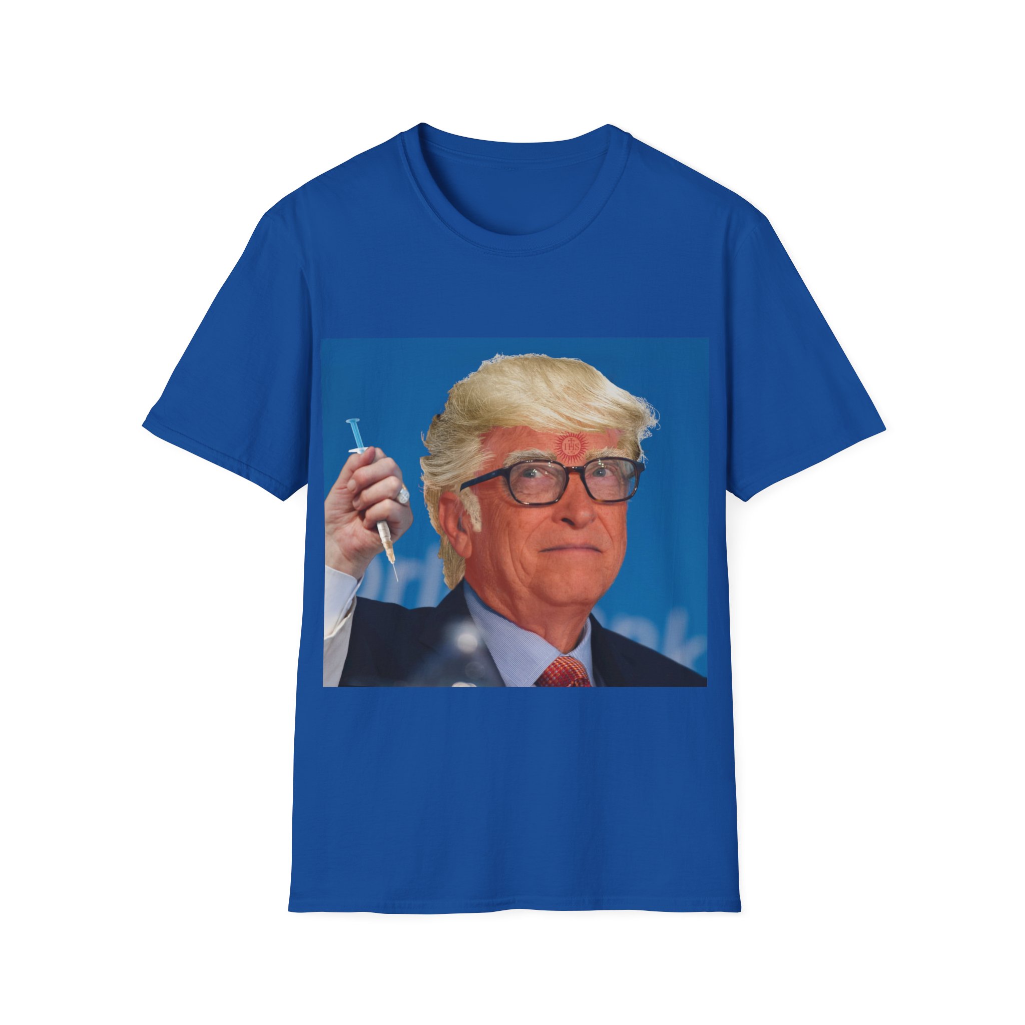 bill jesuit gates, jr. softstyle t-shirt