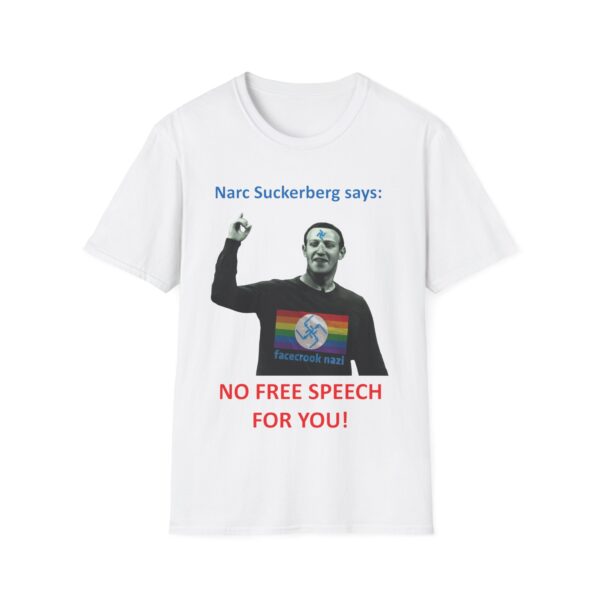 narc suckerberg softstyle t-shirt