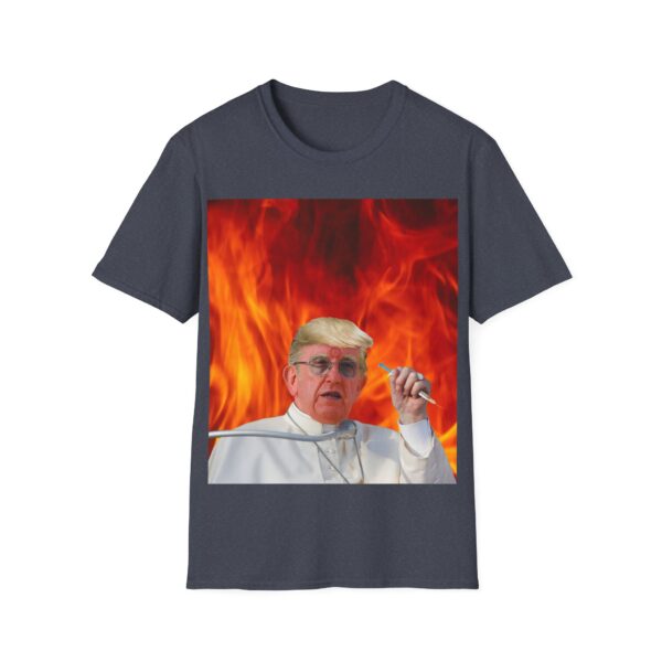 papa jesuit francine (hell edition) softstyle t-shirt
