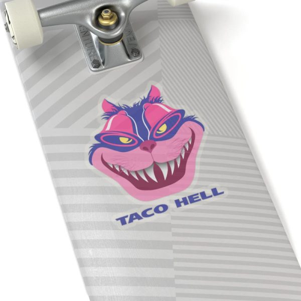 Taco Hell Transparent Cut-Out Stickers