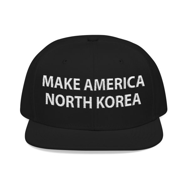 DeSatanist - MAKE AMERICA NORTH KOREA - Snapback Embroidered Hat