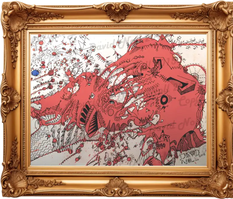 A picture of the old twitter blue bird dead on the floor hooked up to an EKG machine and the word 'quitter' in gold above his head surrounded by a golden picture frame.