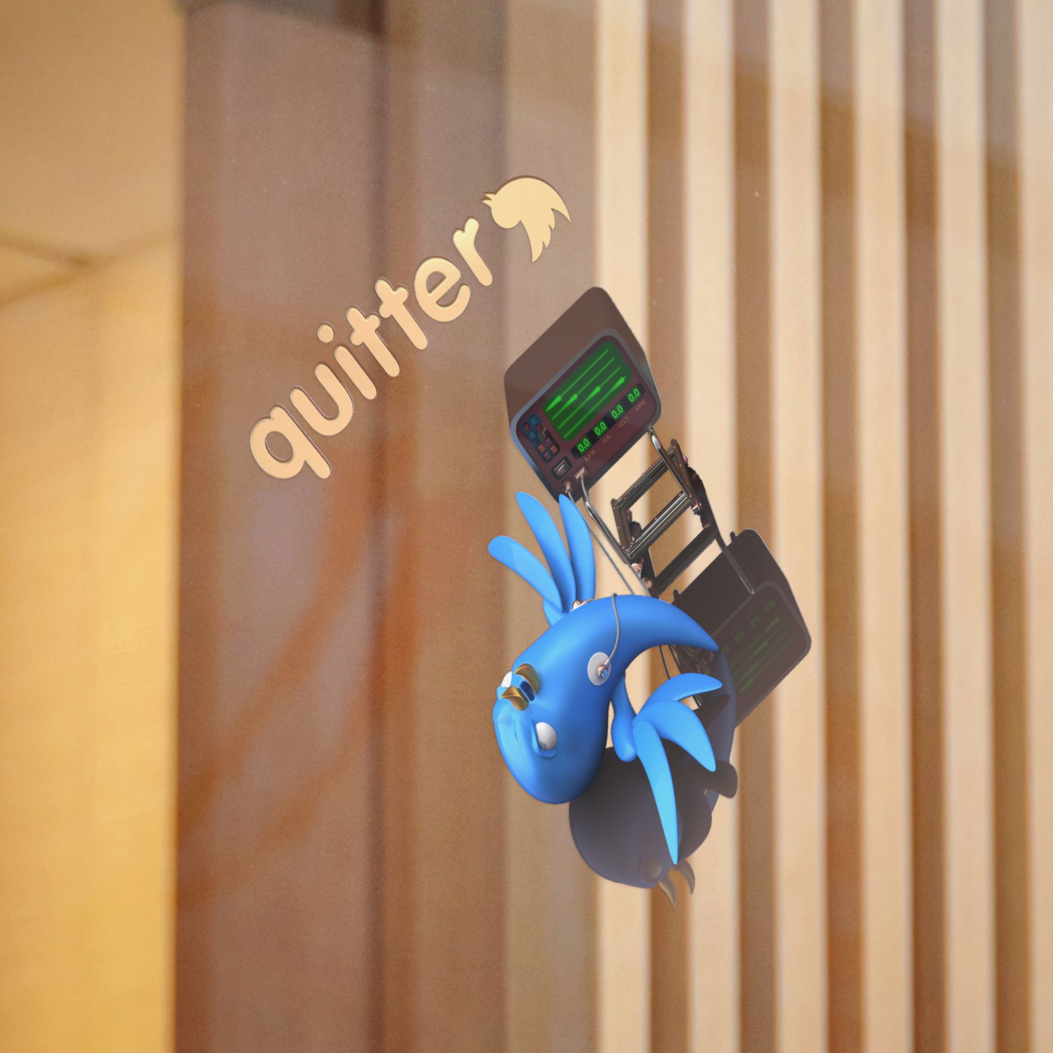 Quitter Direct to Film Transparent Stickers - Image 6