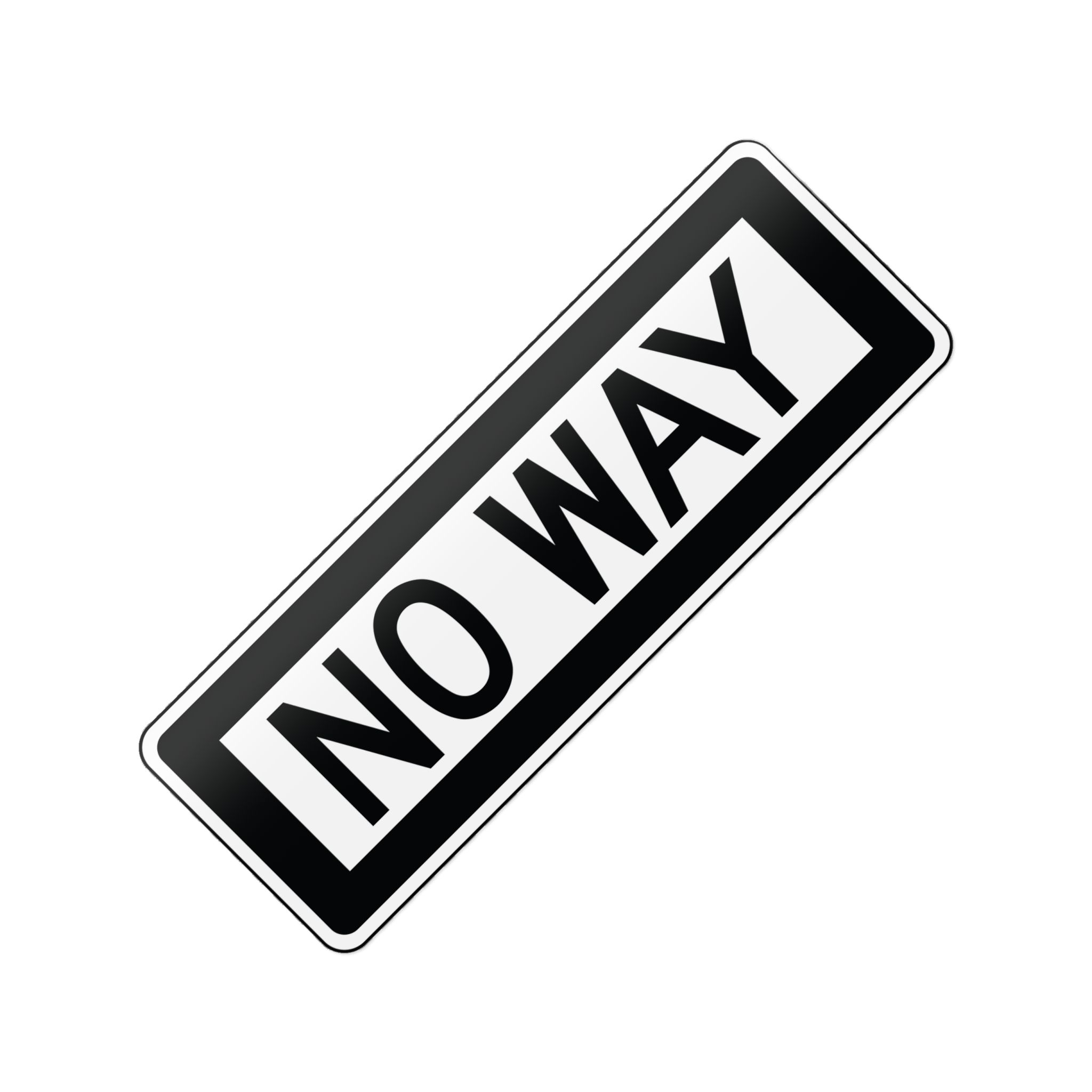 No Way Direct to Film Transparent Stickers - Image 2