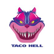 Taco Hell Direct to Film Transparent Stickers - Thumbnail Image 2