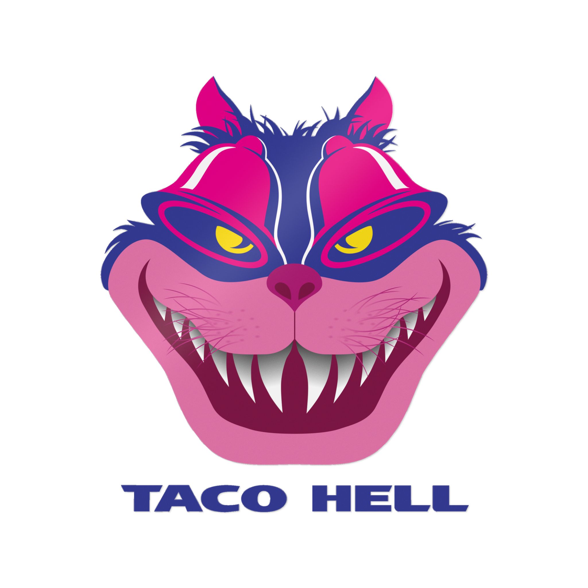 Taco Hell Direct to Film Transparent Stickers - Image 2