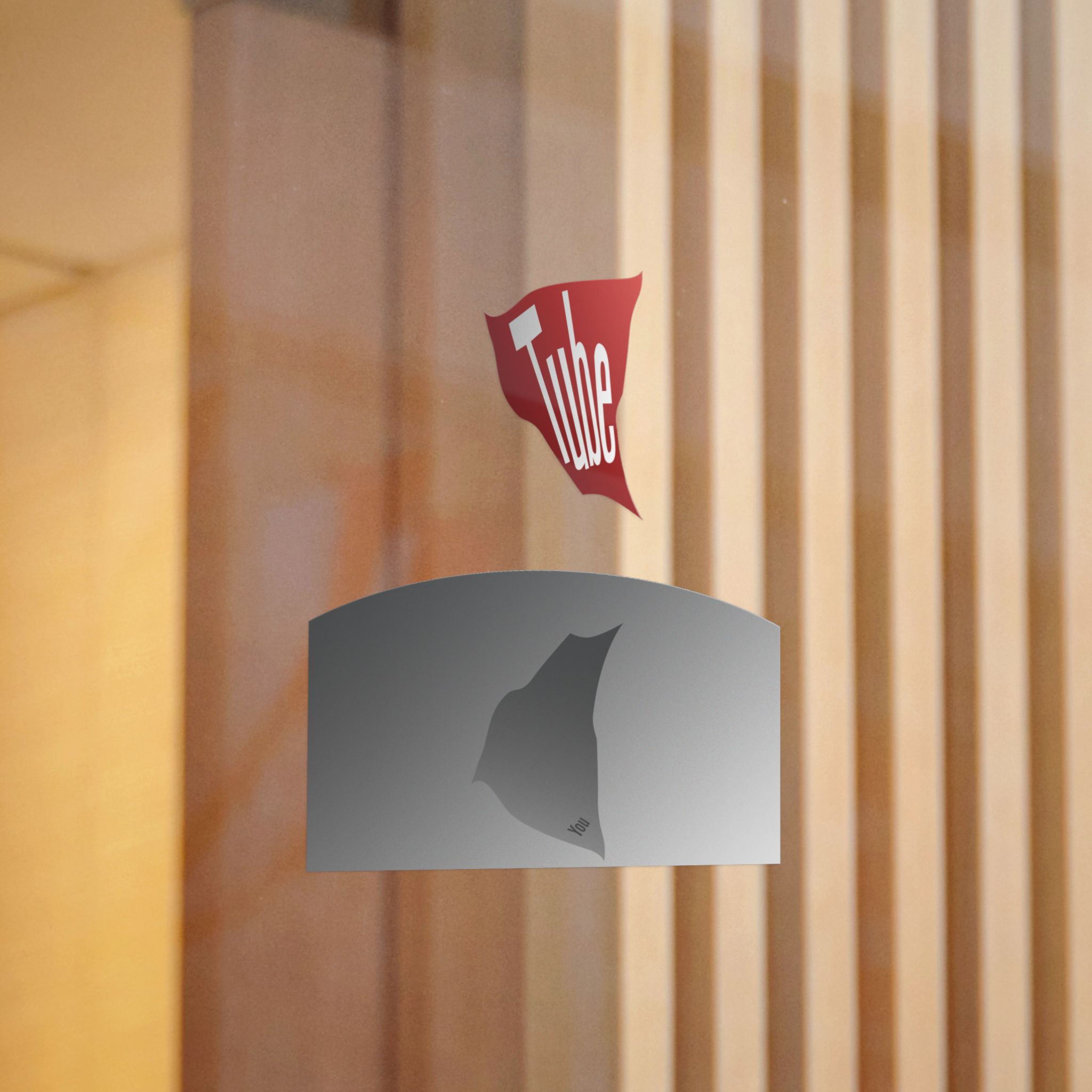 YouTube Direct to Film Transparent Stickers - Image 4