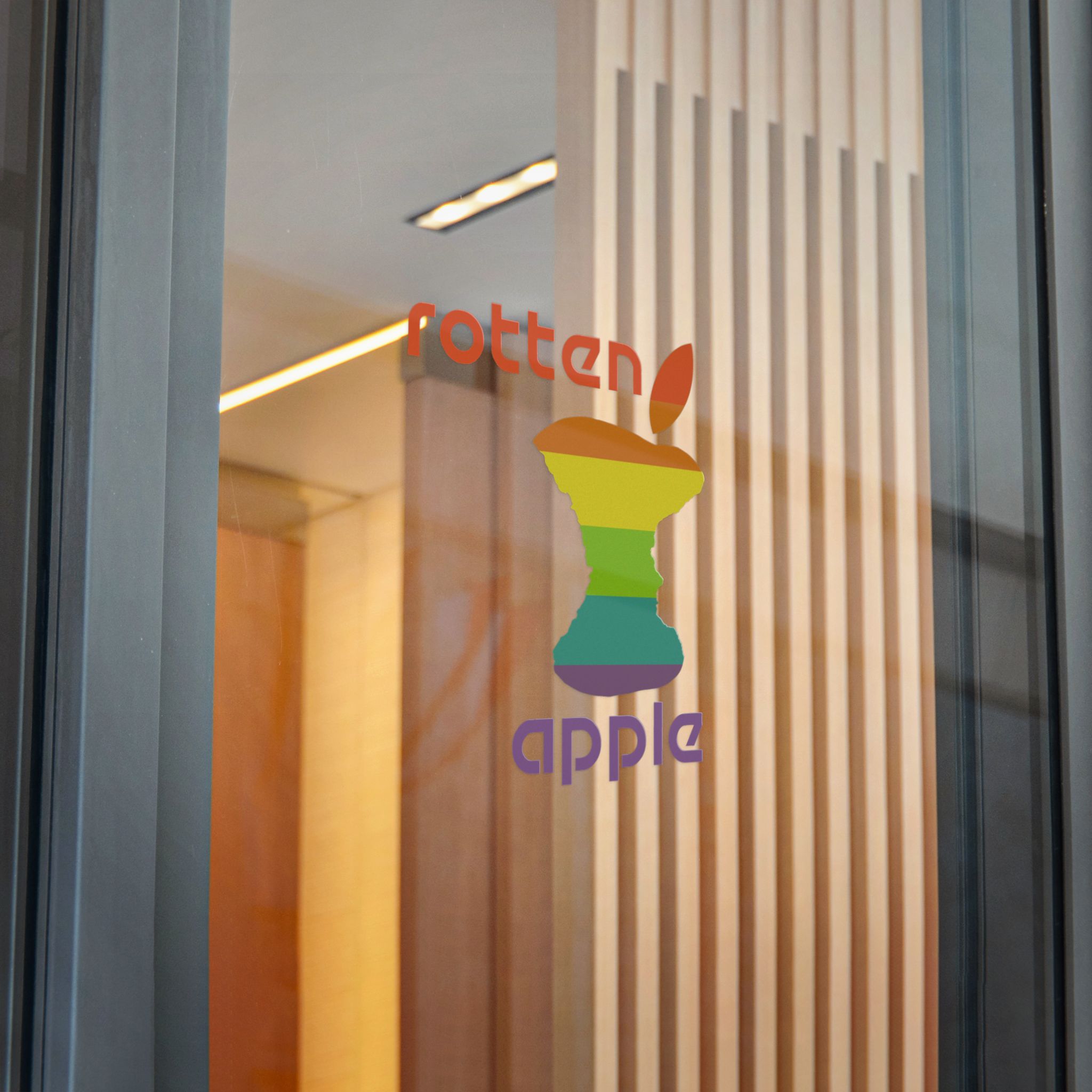 Rotten Apple Direct to Film Transparent Stickers - Image 8