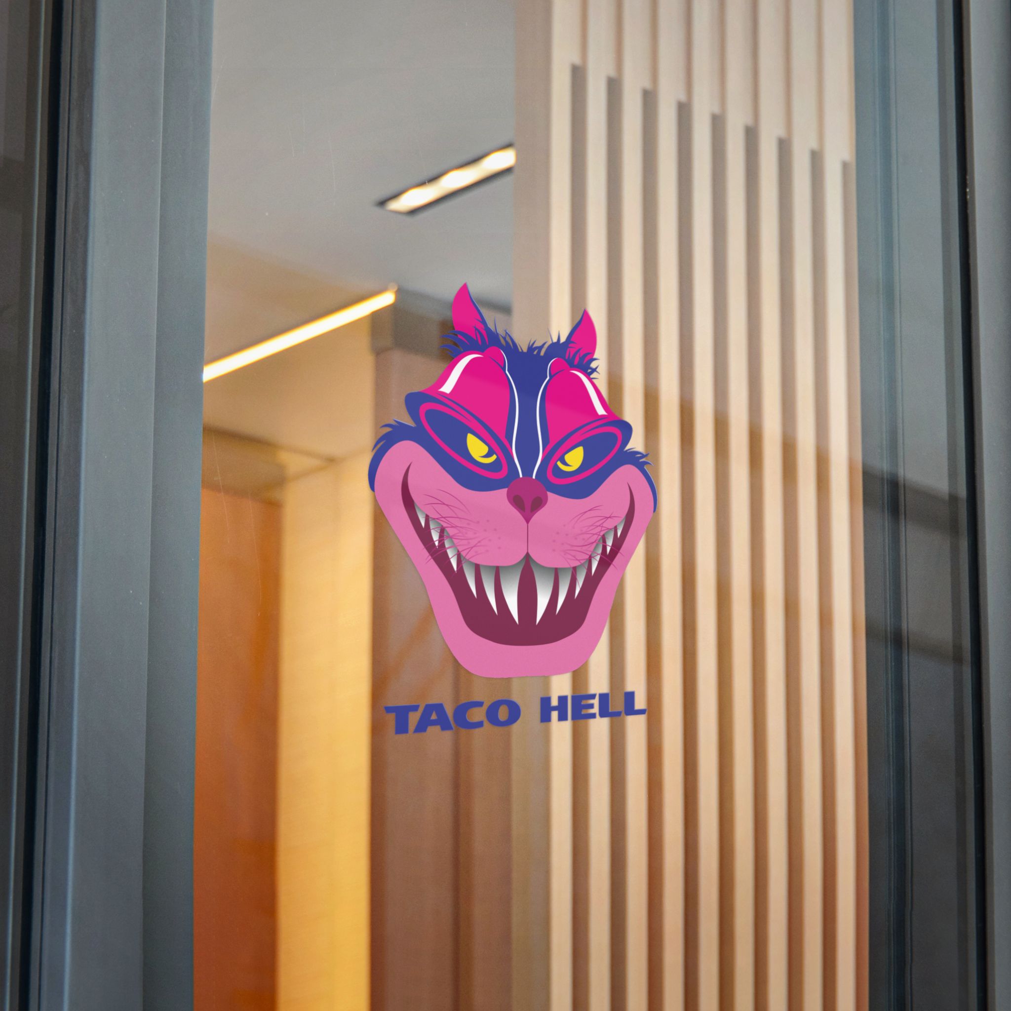 Taco Hell Direct to Film Transparent Stickers - Image 14
