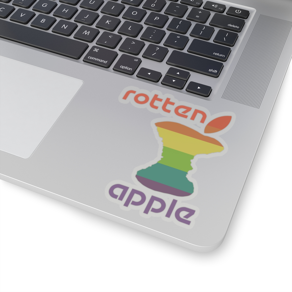 Rotten Apple Transparent Cut-Out Stickers - Image 11