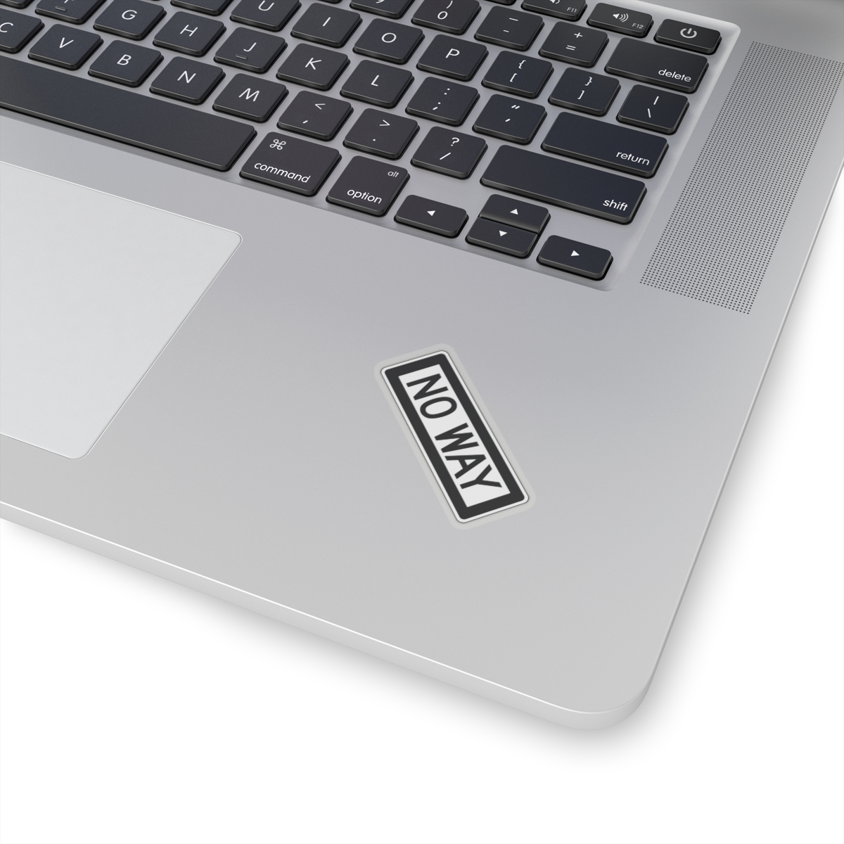 No Way Transparent Cut-Out Stickers - Image 5
