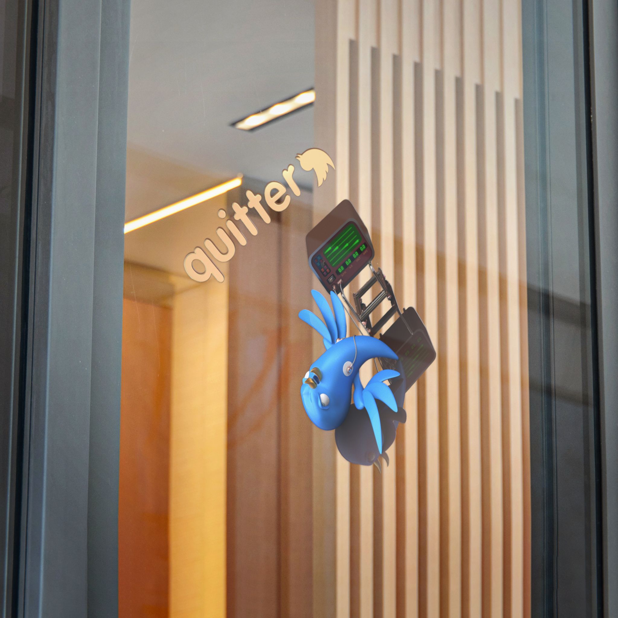 Quitter Direct to Film Transparent Stickers - Image 16