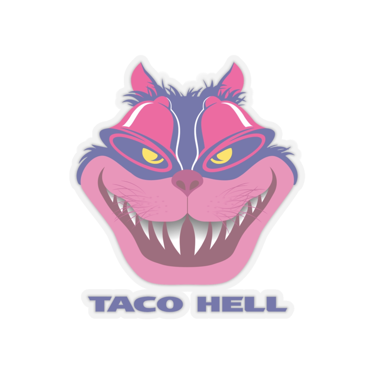Taco Hell Transparent Cut-Out Stickers - Image 10