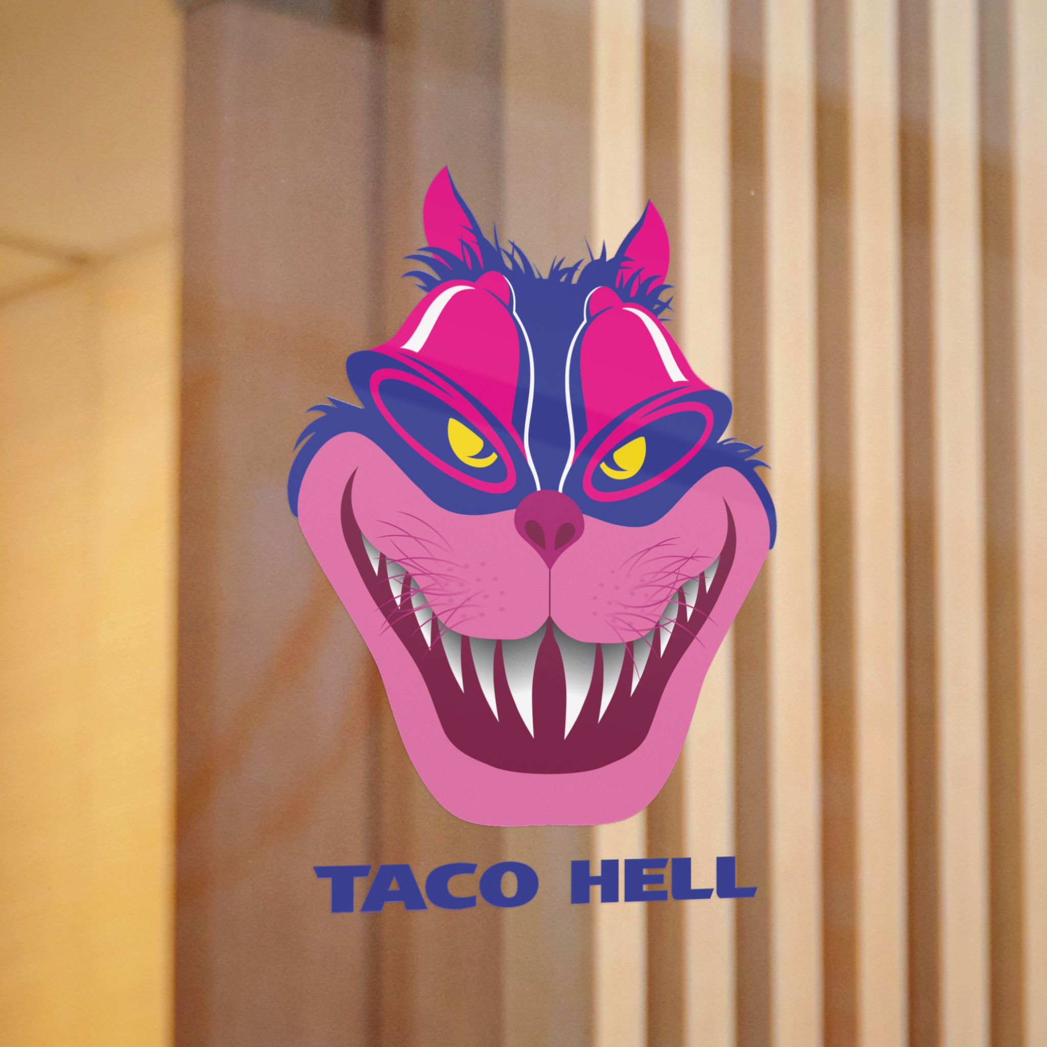 Taco Hell Direct to Film Transparent Stickers - Image 6