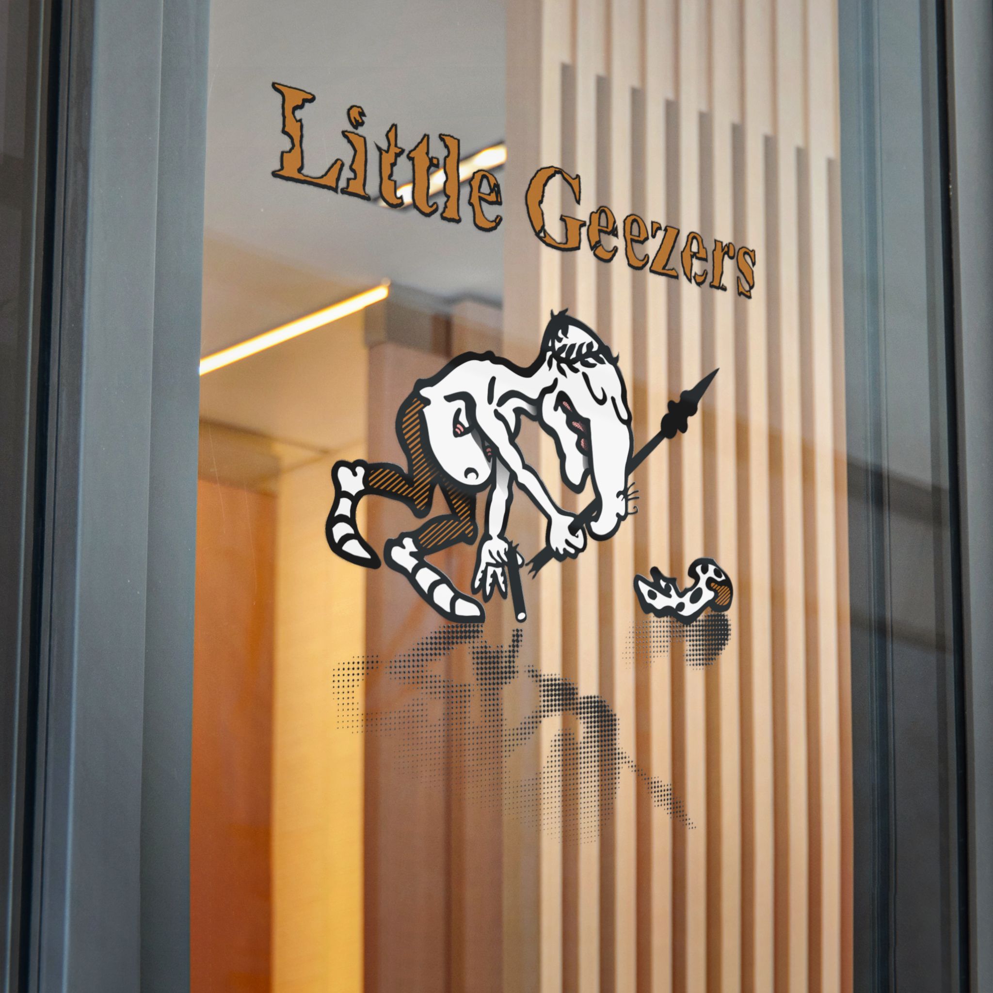 Little Geezers Direct to Film Transparent Stickers - Image 1