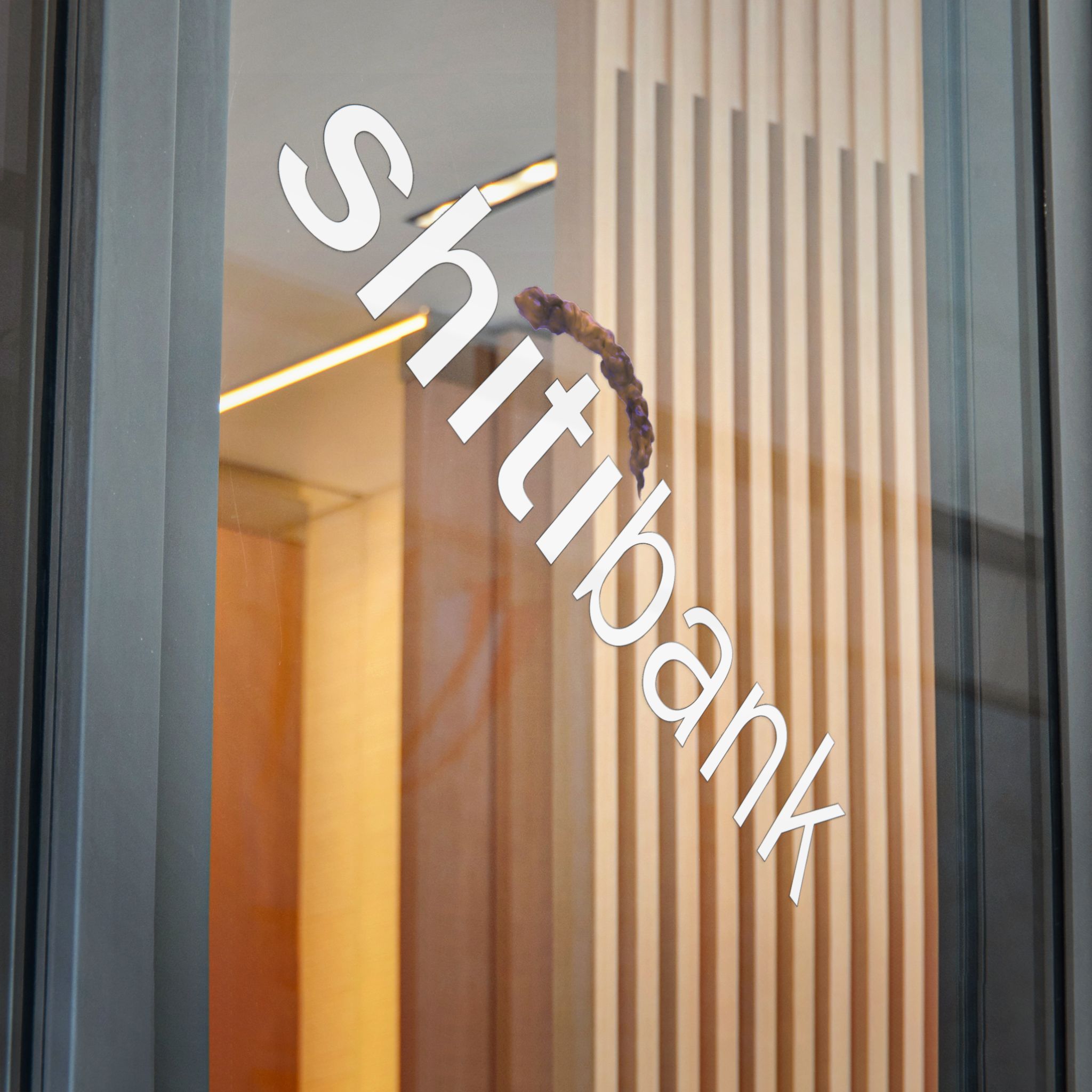 Shitibank Direct to Film Transparent Stickers - Image 1