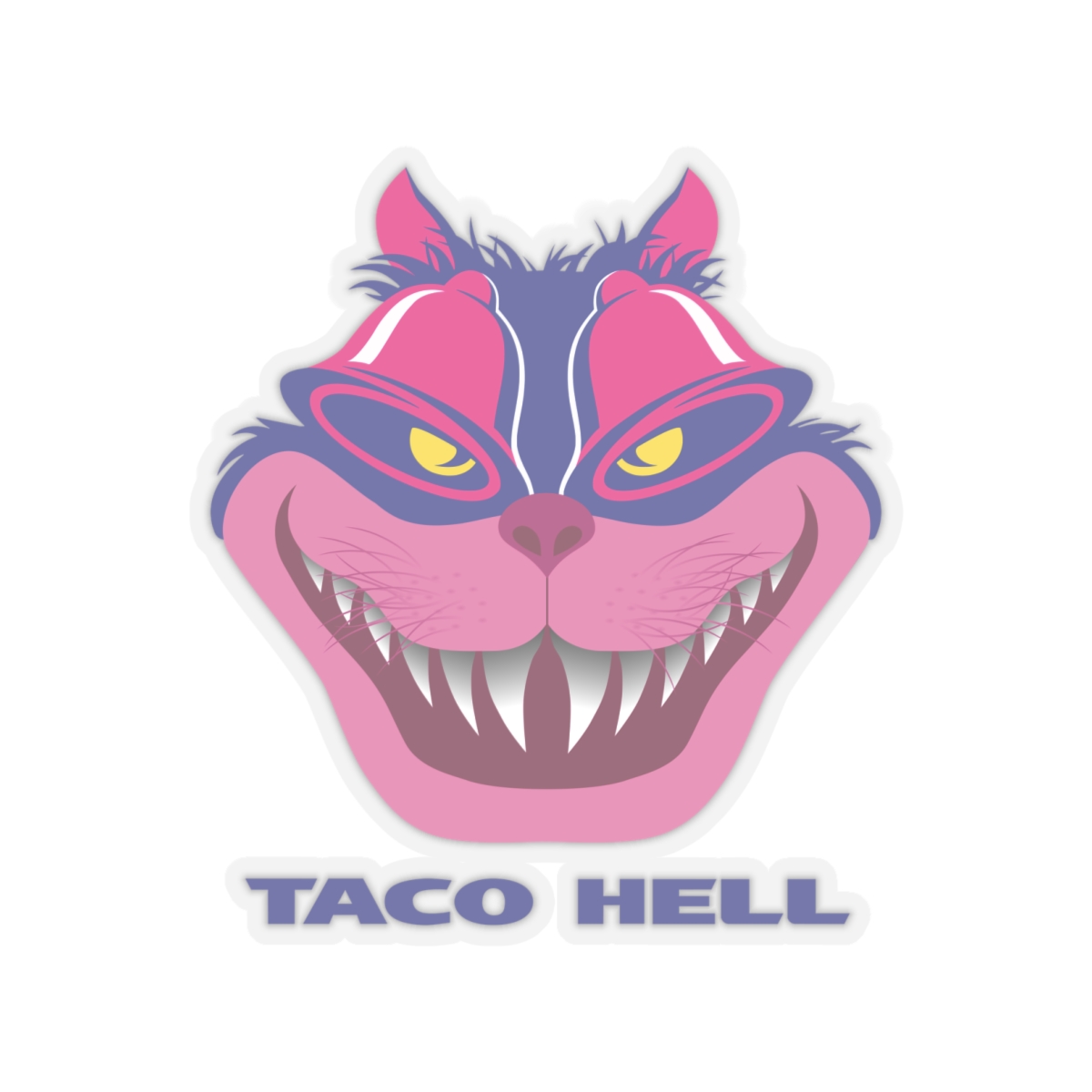 Taco Hell Transparent Cut-Out Stickers - Image 2