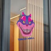 Taco Hell Direct to Film Transparent Stickers - Thumbnail Image 16