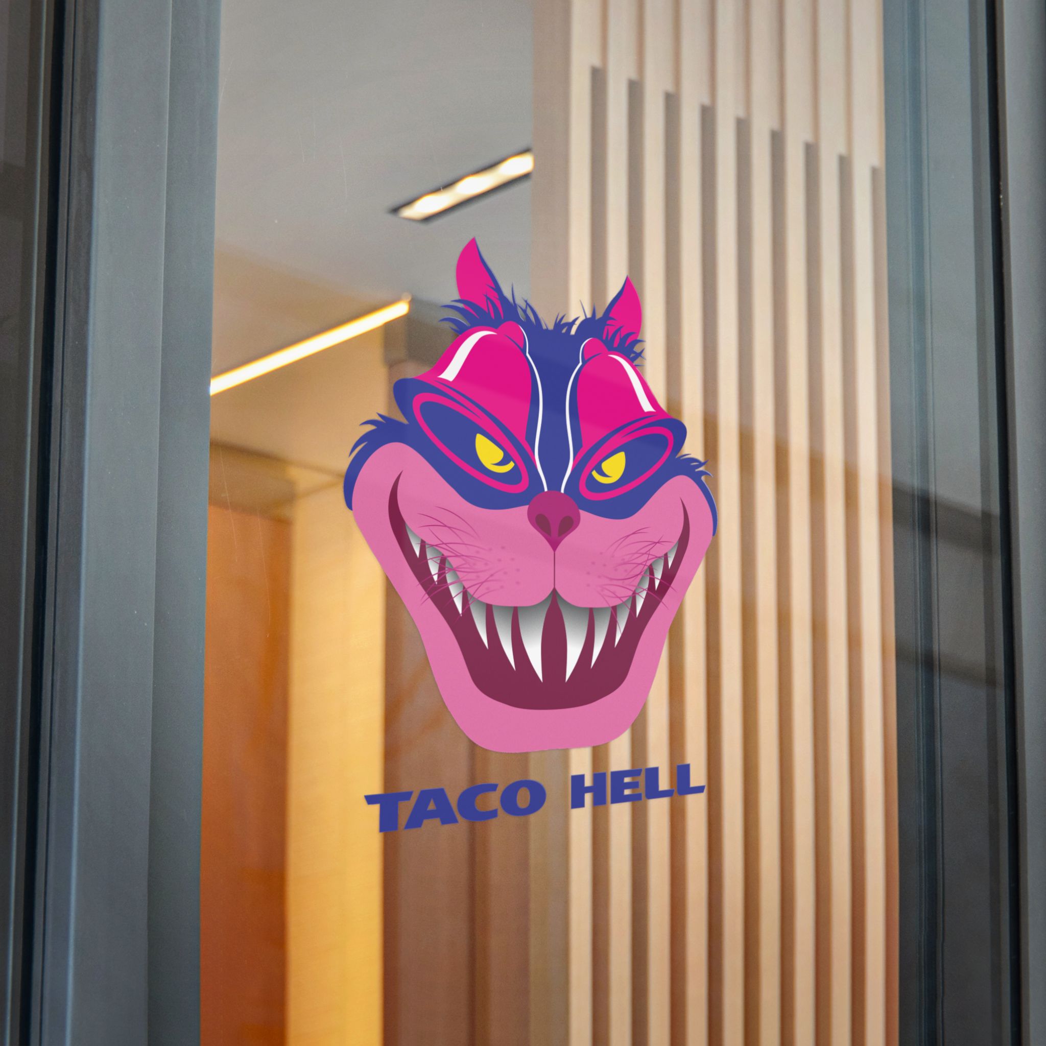 Taco Hell Direct to Film Transparent Stickers - Image 16