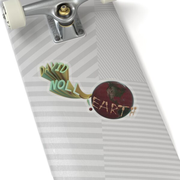 David Noll dot Earth Transparent Cut-Out Stickers