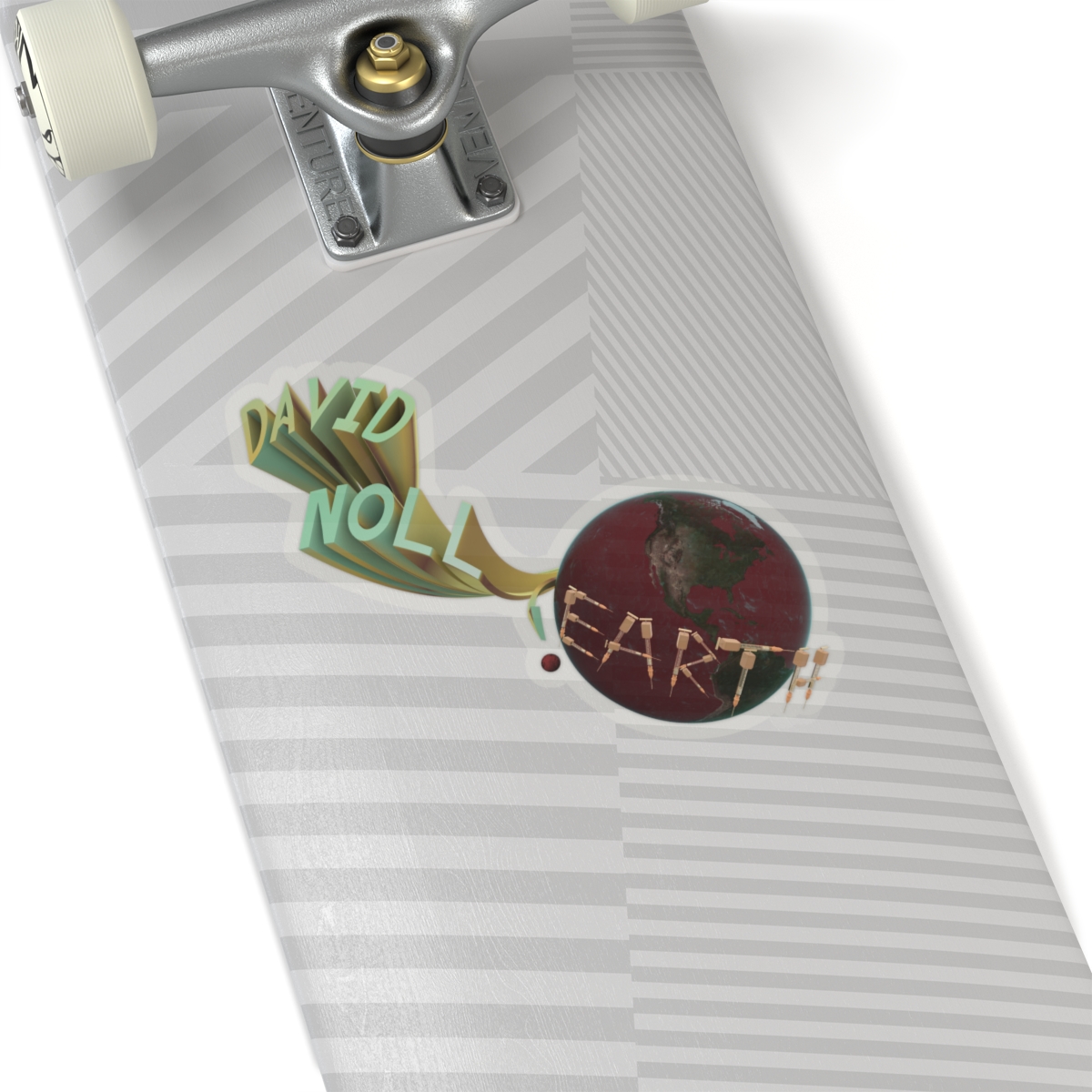 David Noll dot Earth Transparent Cut-Out Stickers - Image 1