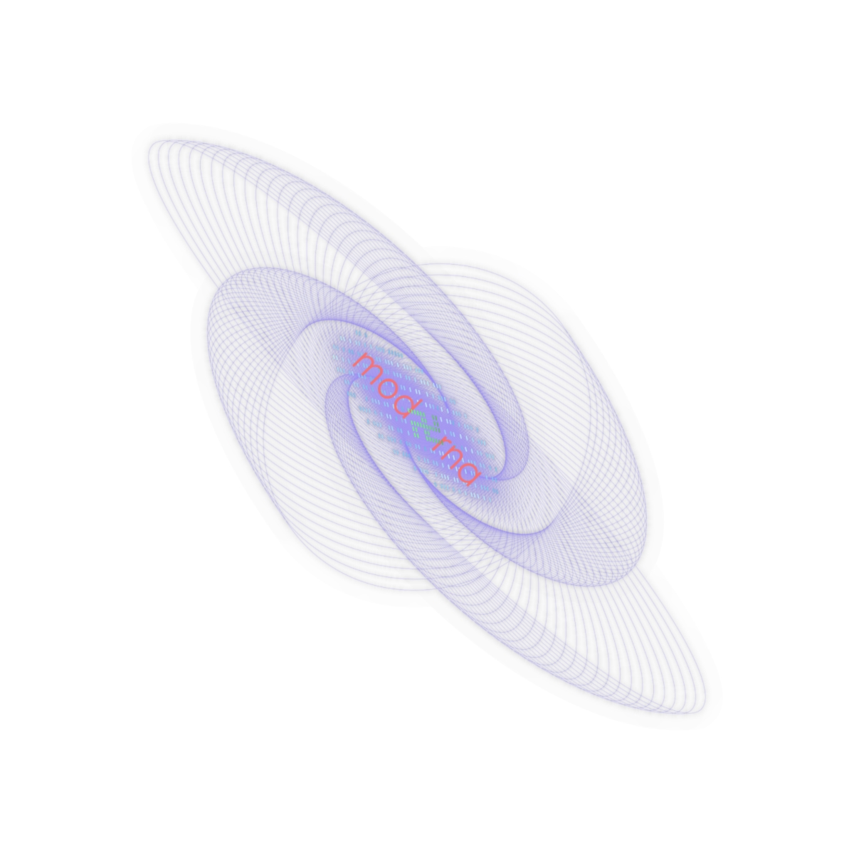 Moderna (Spiral Version) Transparent Cut-Out Stickers - Image 2