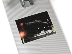 Modesto: Poverty, Meth, Discontentment, Death Transparent Cut-Out Stickers
