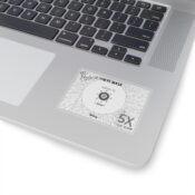 The Hole on an N95 Mask is 5X Too Big!!! Transparent Cut-Out Stickers - Thumbnail Image 8