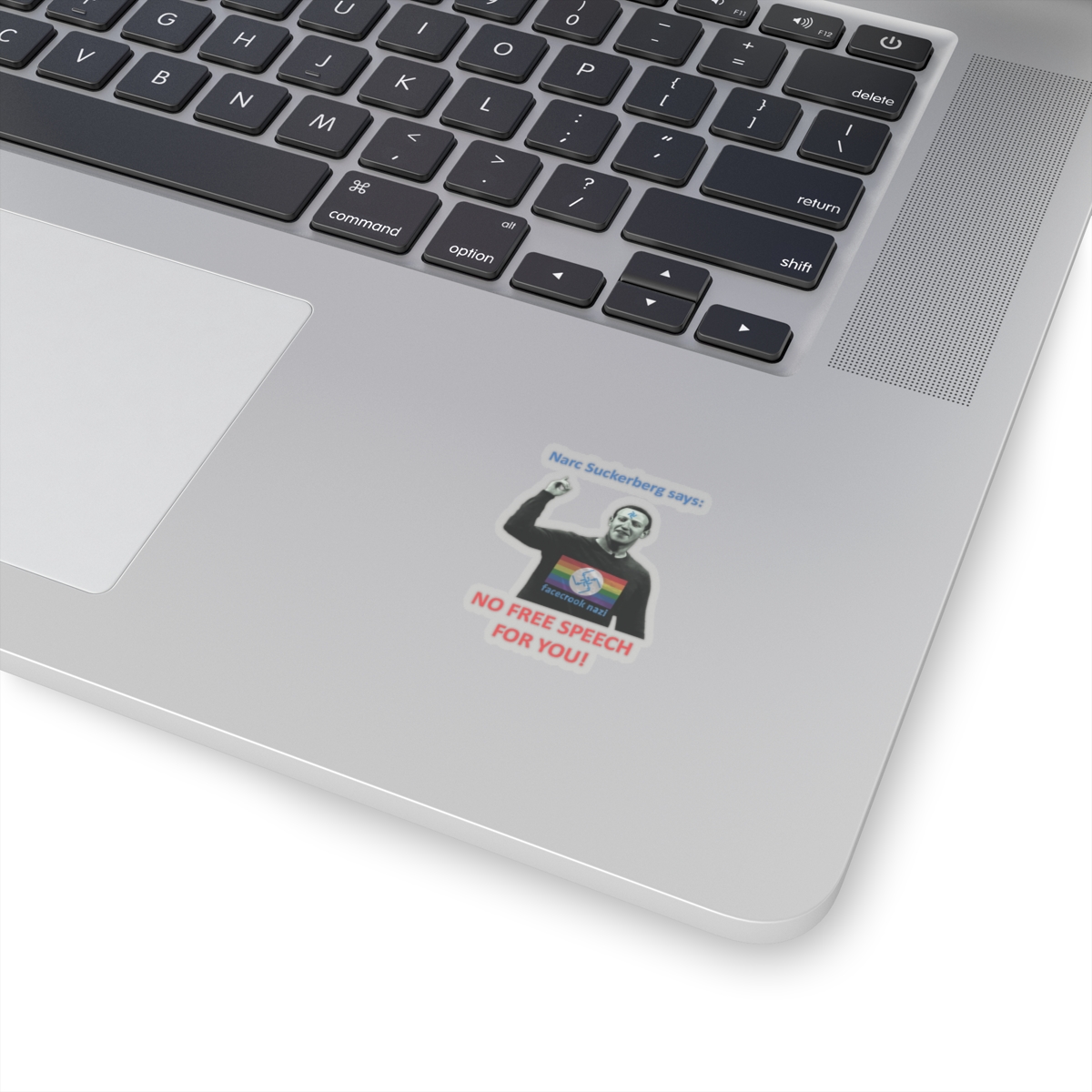Narc Suckerberg Transparent Cut-Out Stickers - Image 5