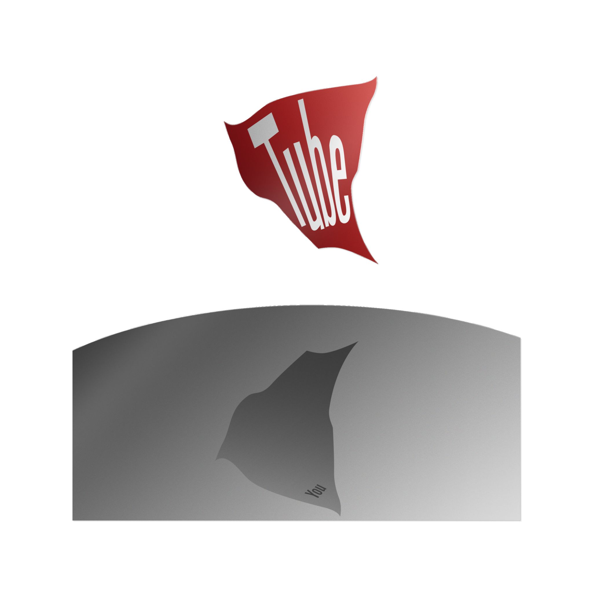 YouTube Direct to Film Transparent Stickers - Image 2