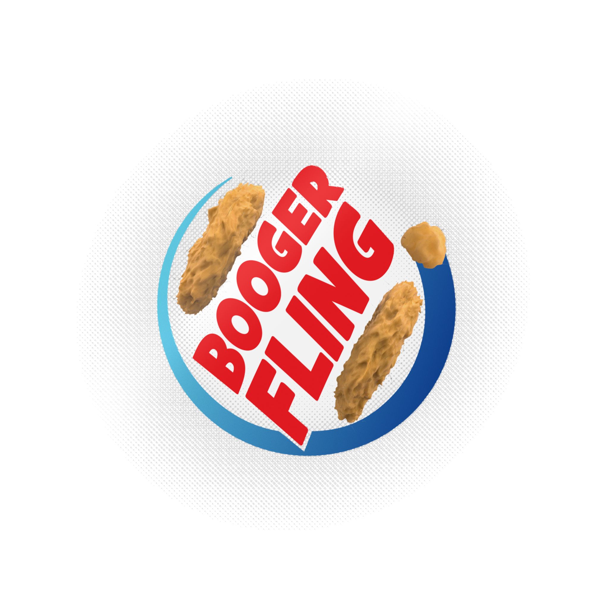 Booger Fling Direct to Film Transparent Stickers - Image 2