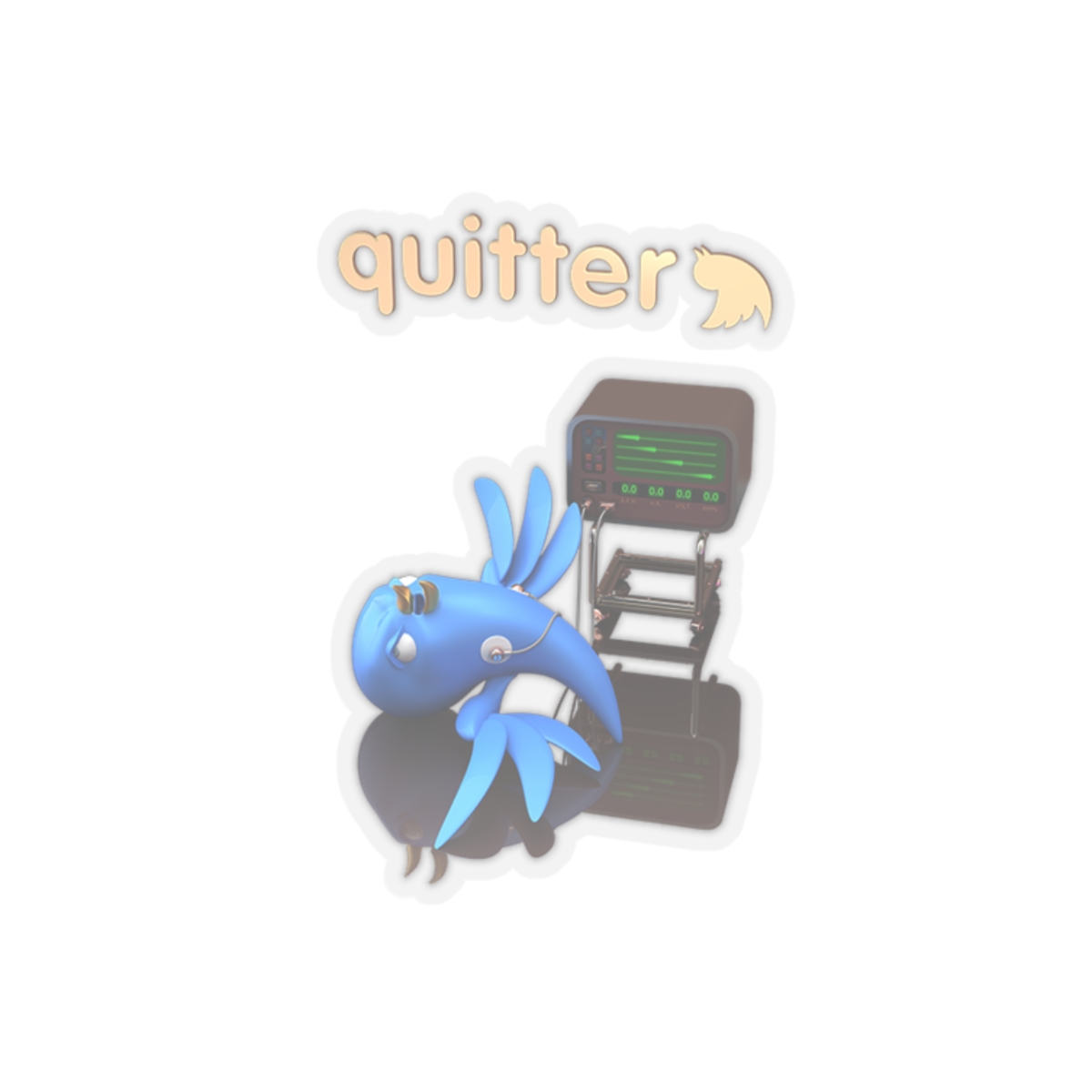 Quitter Transparent Cut-Out Stickers - Image 4