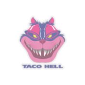Taco Hell Transparent Cut-Out Stickers - Thumbnail Image 4