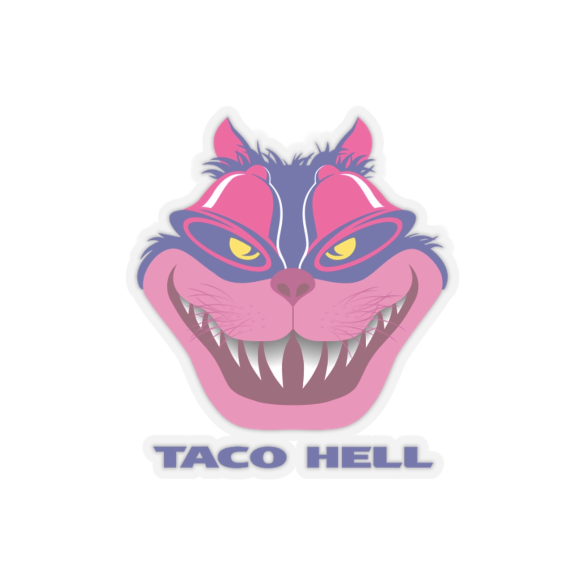 Taco Hell Transparent Cut-Out Stickers - Image 4