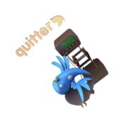 Quitter Direct to Film Transparent Stickers - Thumbnail Image 2