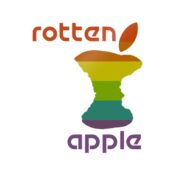 Rotten Apple Direct to Film Transparent Stickers - Thumbnail Image 2