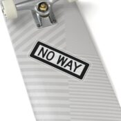 No Way Transparent Cut-Out Stickers - Thumbnail Image 1