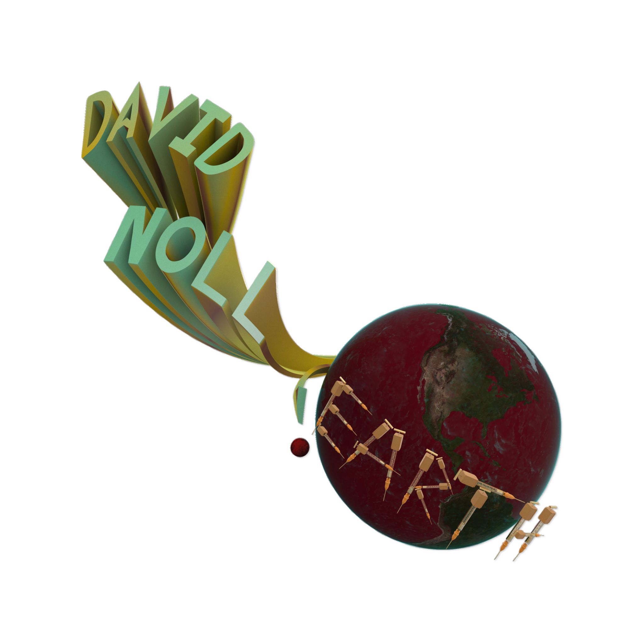 David Noll dot Earth Direct to Film Transparent Stickers - Image 2
