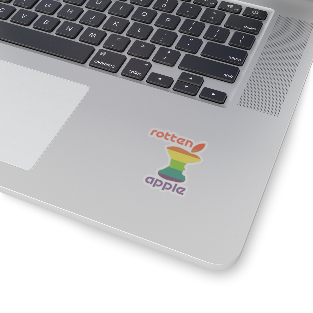 Rotten Apple Transparent Cut-Out Stickers - Image 5