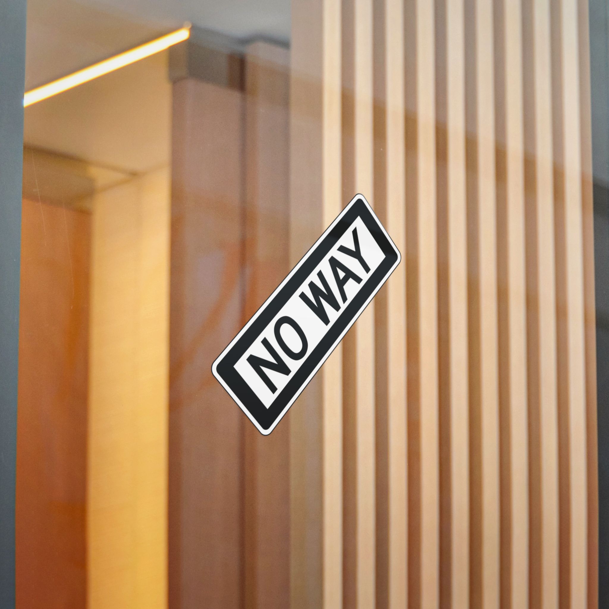 No Way Direct to Film Transparent Stickers - Image 8