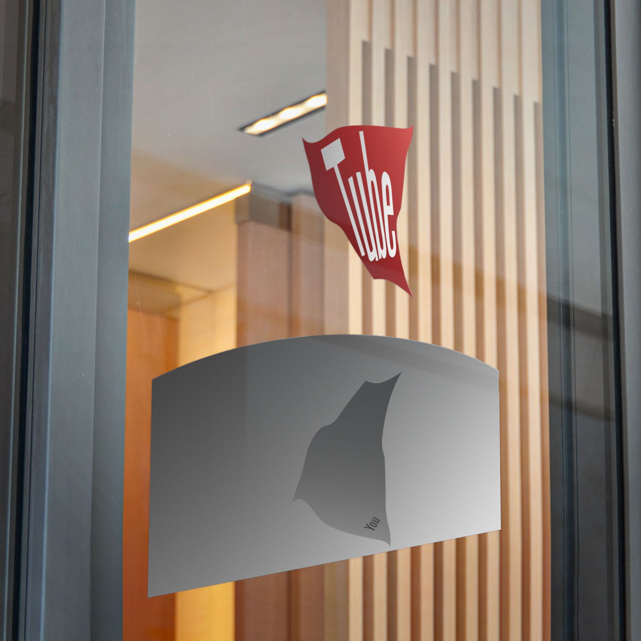 YouTube Direct to Film Transparent Stickers - Image 1