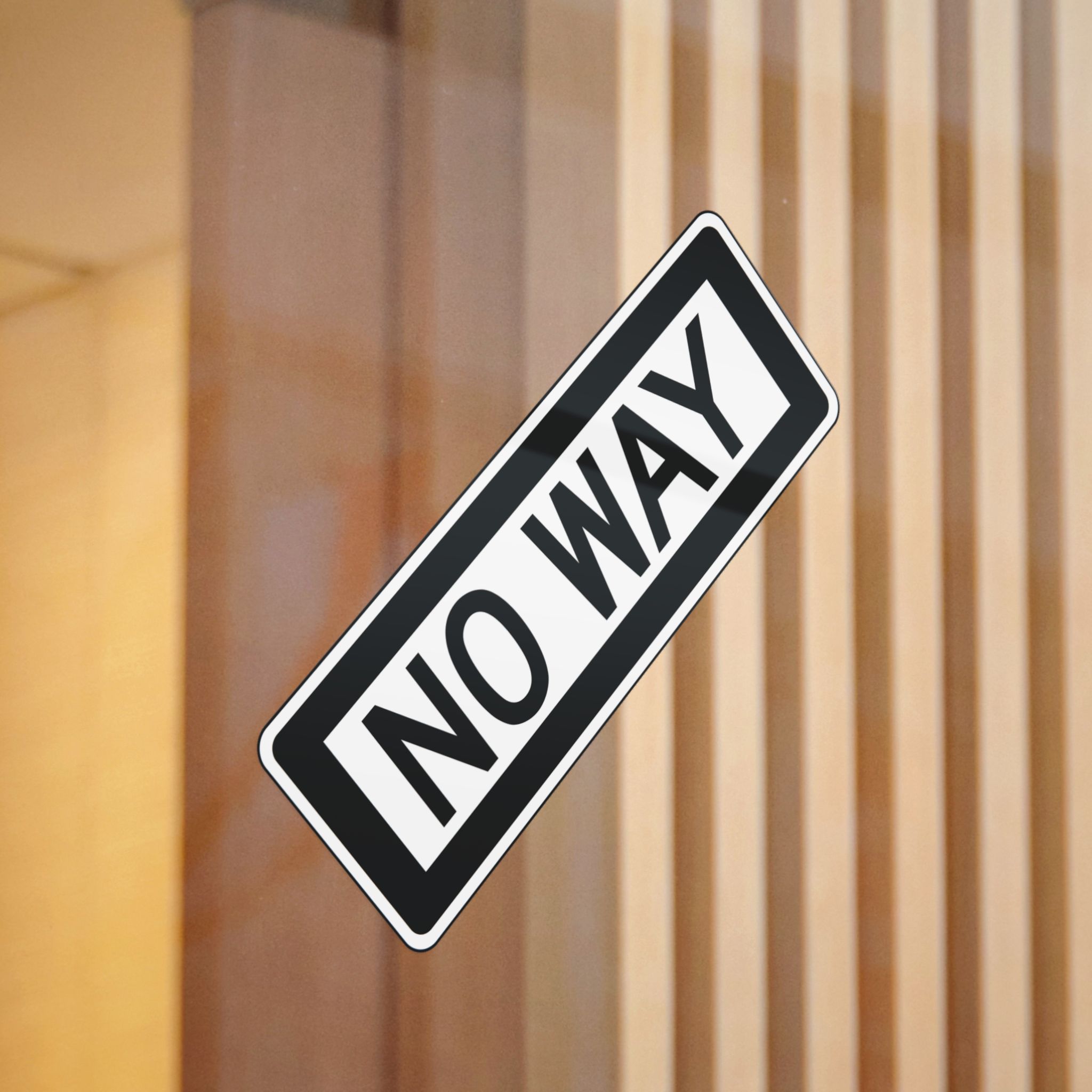 No Way Direct to Film Transparent Stickers - Image 6