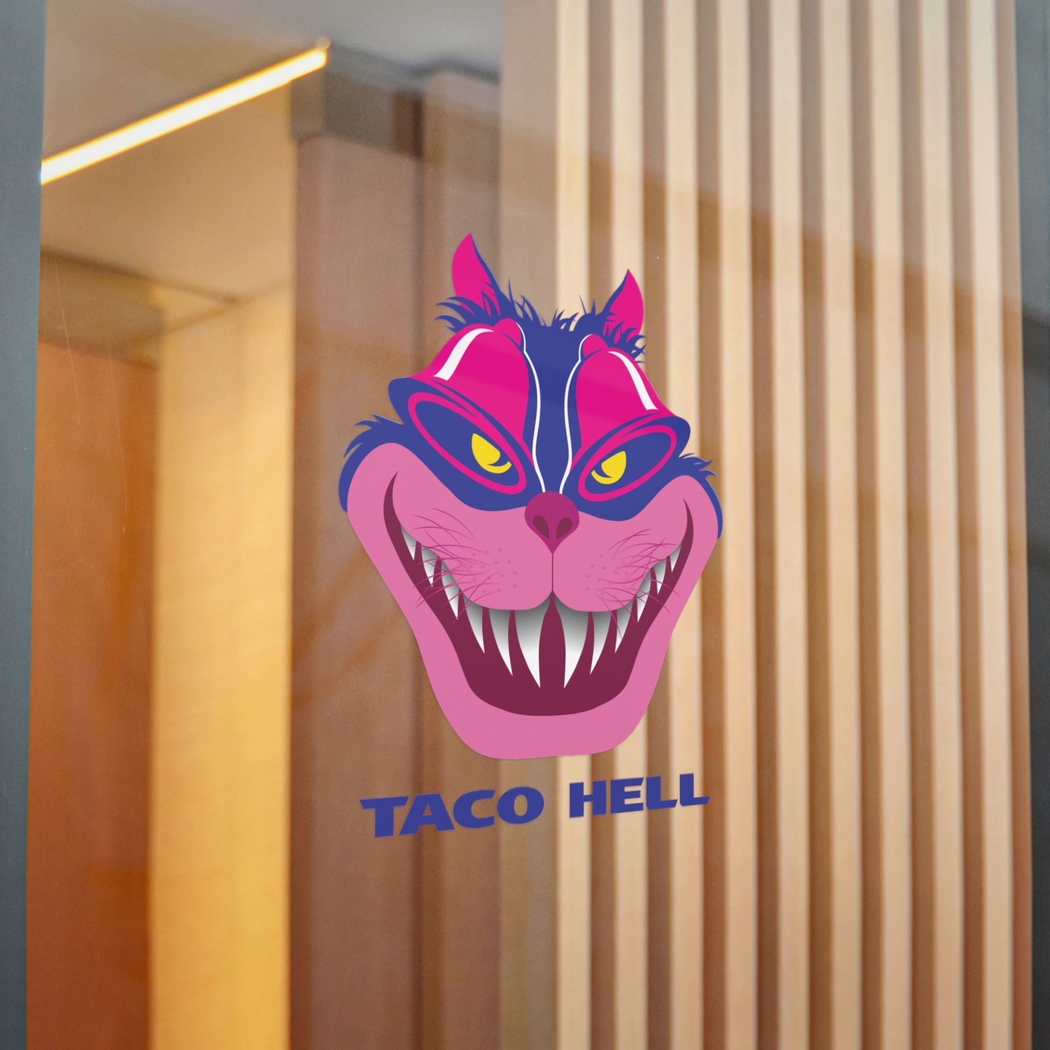 Taco Hell Direct to Film Transparent Stickers - Image 10