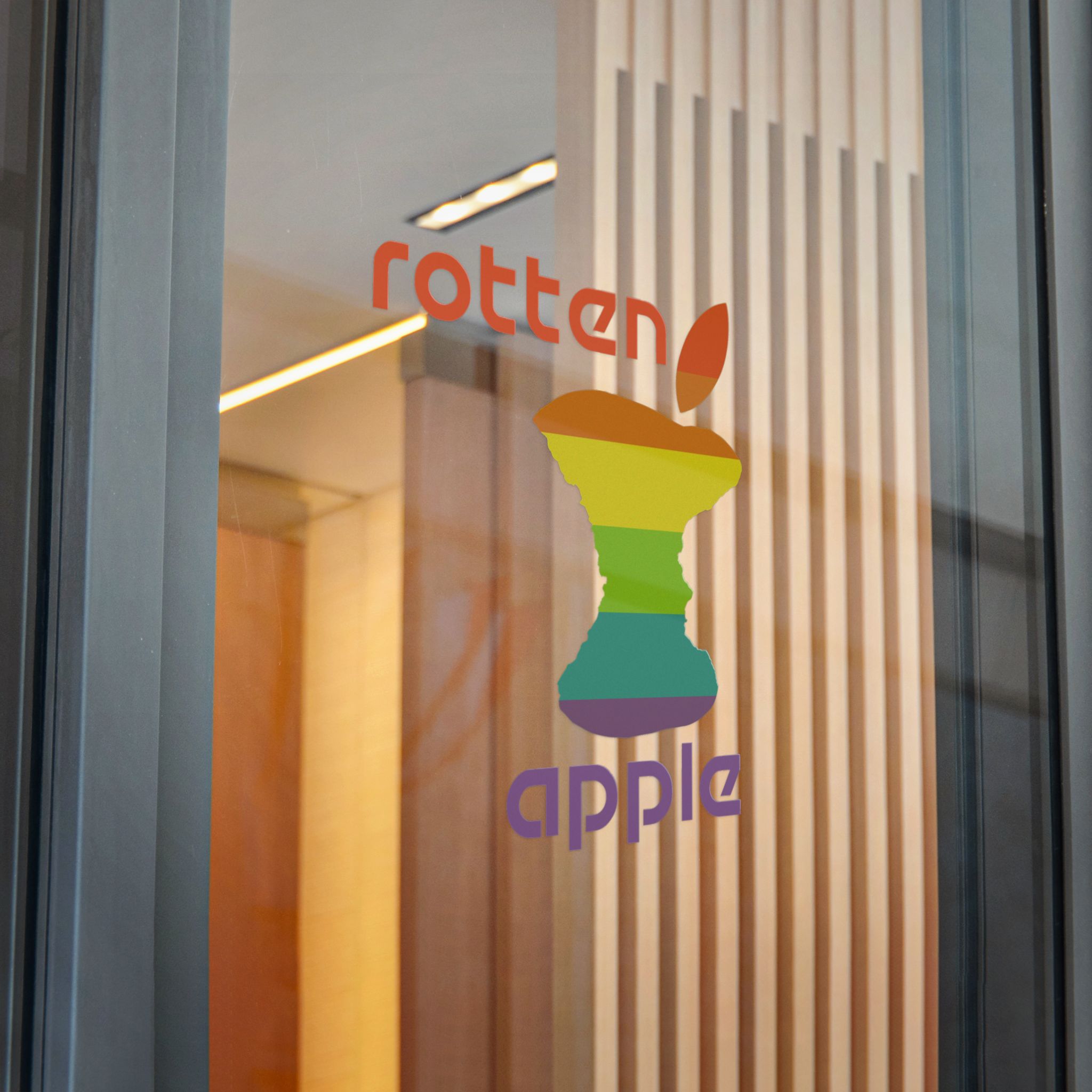 Rotten Apple Direct to Film Transparent Stickers - Image 9