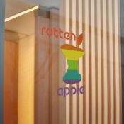 Rotten Apple Direct to Film Transparent Stickers - Thumbnail Image 6